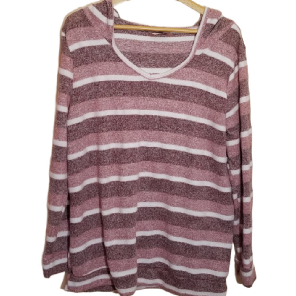 ⭐ Relaxed 3X SJS Pink Stripe Sweater Baggy